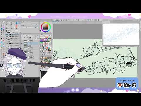 Draw with me☺️🎨✨️illustrations for book interiors & Comic【Part. 63】