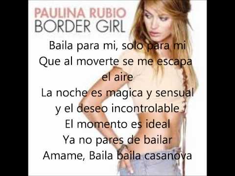 Baila casanova--Paulina Rubio