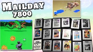 MAILDAY Atari 7800 Cartridges & Game Play