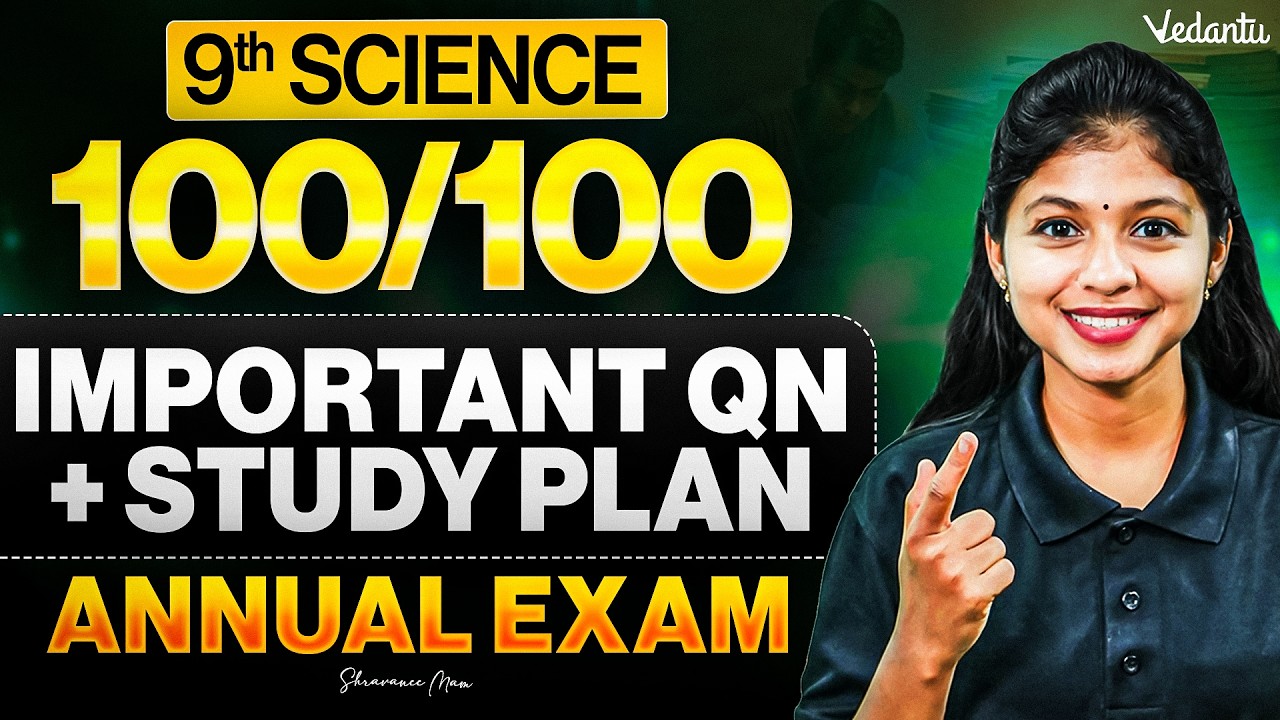 9th Science | Annual Exam Important Questions and Study Plan | Annual Exam 2026 | Shravanee Ma'am