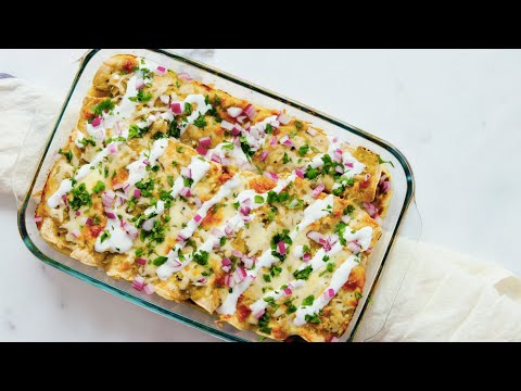 Black Bean Sweet Potato Enchiladas