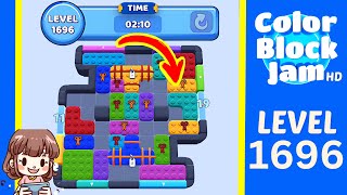 Soluzione del Livello 1696 di Color Block Jam