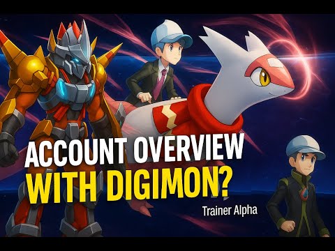 Account Overview Eisboar -  wie finde ich WarGreymon X? - TRAINER GO / Kreaturenruf