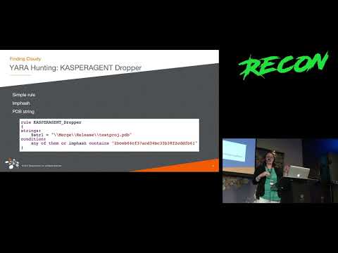 Recon 2018 Montreal - Cloudy With a Chance of Malware