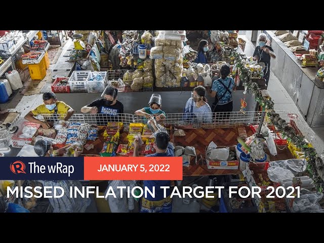No surprise: Philippines misses inflation target for 2021
