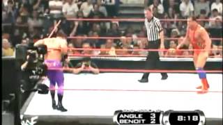 Chris Benoit Vs Kurt Angle Highlights - HD BackLash 2001 30 Minute Ultimate Submission Match -