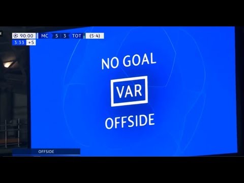 VAR 90+5 min - Sterling - Machester City vs Tottenham