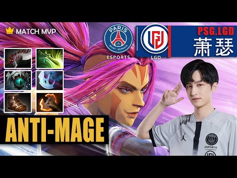 Anti-Mage Safelane | PSG.LGD.Ame | AME LAST FIGHT FOR TI - HE WANTS AEGIS | 7.32c Gameplay Highlight
