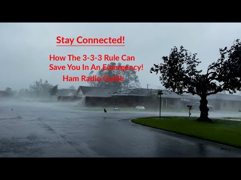 Part of a video titled Stay Connected! How The 333 Rule Can Save You In An Emergency ...