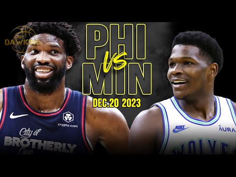 【NBA】12월21일 필라델피아 vs 미네소타