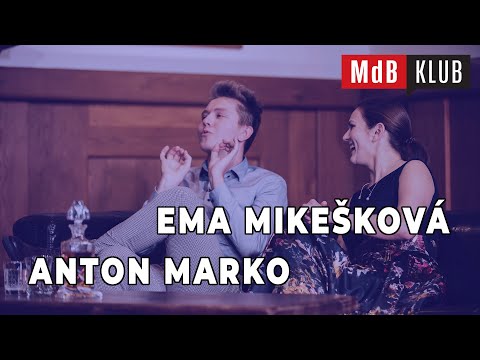 📺 MdB KLUB talkshow - Ema Mikešková, Anton Marko - hosté Barbory Goldmannové - 37. díl