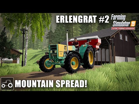 Fertilizing Contracts & Sowing barley - Erlengrat #2 Farming Simulator 19 Alpine Expansion Timelapse