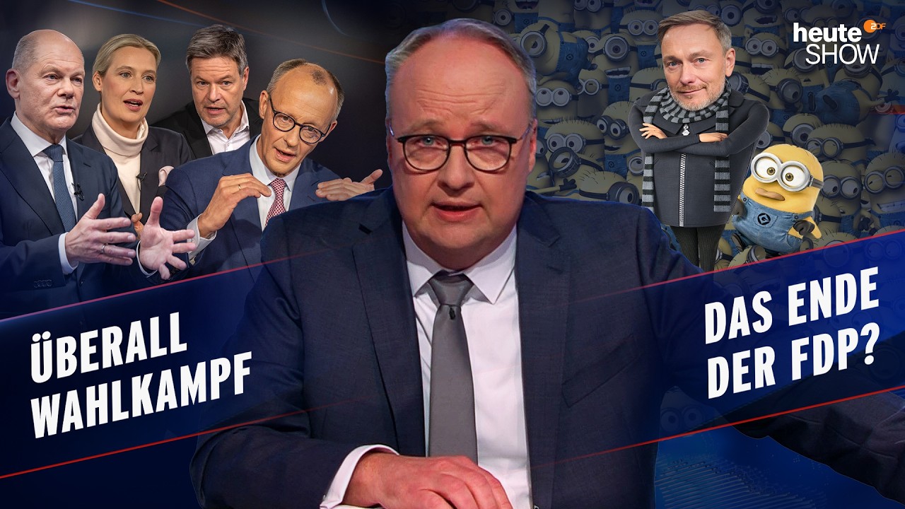 Wahlkampf-Endspurt | Die FDP kämpft ums Überleben | Gift im Meeresschaum | heute-show vom 14.02.2025