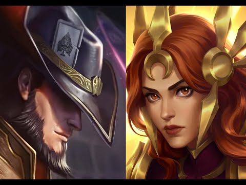 Twisted Fate (Fencebarcode) and Varus vs Leona and Ezreal - Masters+ EUW - 14.13