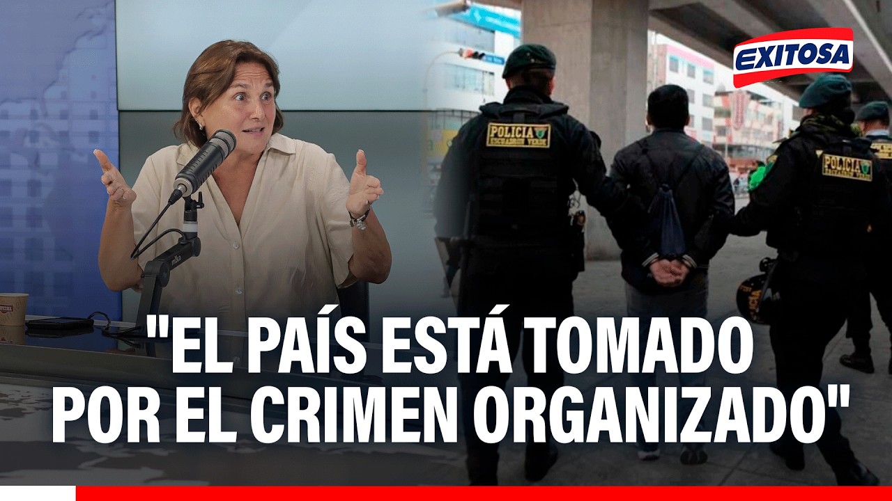 🔴🔵 Marisol Pérez Tello: "El país está tomado por el crimen organizado"