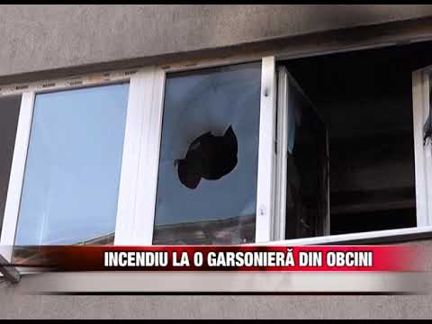 Incendiu la o garsonieră din Obcini