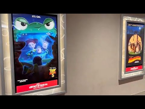 TOY STORY 5 Hype Display @ AMC Movie Theaters - (GOAT & Madagascar Too!)