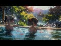 30minutes relaxing in hot spring▪️tired body relaxing▪️for sleep u0026 relaxation ▪️relaxing music