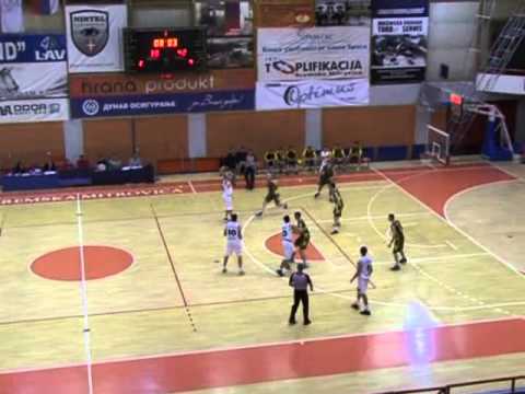 2 Liga Srbije, 19.kolo Srem Beovuk72 (82:85) sezona 2014-15