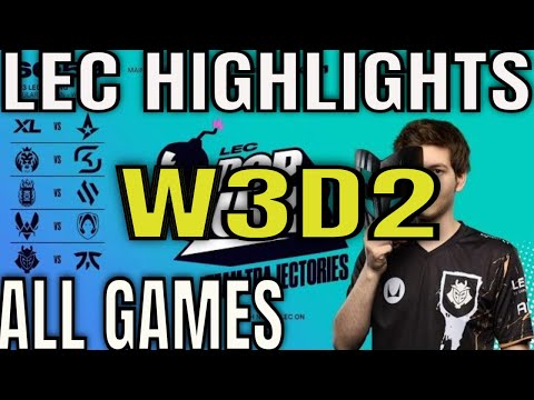 LEC Spring 2023 W3D1 Highlights ALL GAMES - XL vs AST, MAD vs SK, KOI vs BDS, VIT vs TH, G2 vs FNC