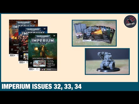 IMPERIUM MAGAZINE ISSUES 32 33 & 34 - Adeptus Mechanicus - Warhammer 40k Terrain Unboxing & Build