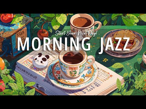 Lightly Morning Jazz ☕ Smooth Jazz Relaxing Music & Bossa Nova Instrumental to Relax, Study, Work