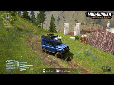 Test New Game Drive Old Car Blue | Evolution of Spintires Games