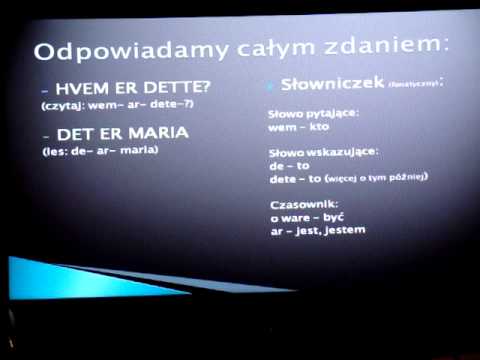 Kurs Języka Norweskiego lekcja 1 Szkoła Norge