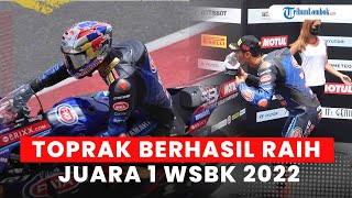 Toprak Menangi Race 1 WSBK Mandalika 2022, Pesta Juara Dunia Alvaro Bautista Tertunda