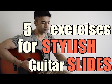 5 Exercises to make your Guitar Playing STYLISH with these SLIDES (With practice backing track) Video