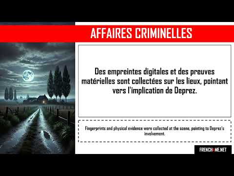 Изучайте французский по реальным криминальным историям I Joël Deprez, l'homme de trop