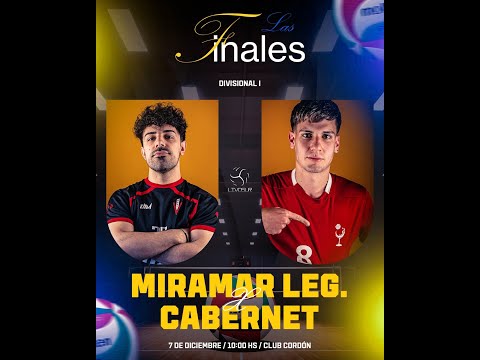 Miramar Legend vs Cabernet Final Clausura Masculino Divisional I LIVOSUR 2025