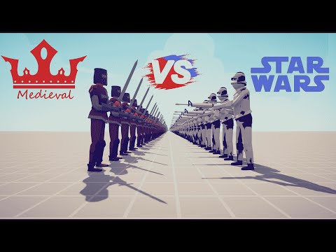 STAR WARS IN TABS - Clone Army VS Medieval Army