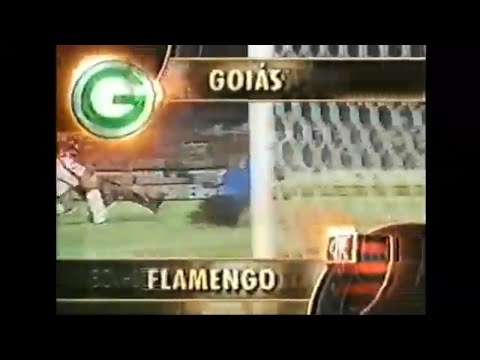 Chamada: Futebol 2002 - Goiás x Flamengo - TV Globo (07/07/2002)