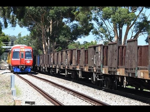 Pacific National 1MP2 NR103 NR48 and an Empty Steel Wagon transfer at Nairne, Mt Lofty and Clapham