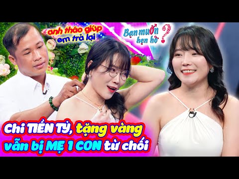 , title : 'Gái 1 con trả lại quà từ chối phũ dù ông chủ lỡ đời vợ chịu chi tiền tỷ tặng vàng | Bạn Muốn Hẹn Hò'