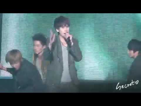100625 Music Bank Bonamana Goodbye Stage Kyuhyun Fancam