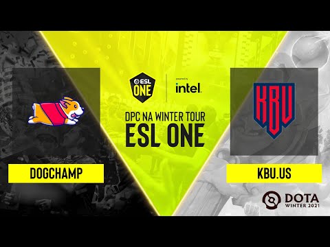 Dota2 - KBU.US vs. DogChamp - Game 2 - DPC NA Winter Tour - ESL One