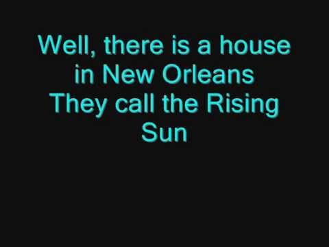 The Animals - House Of The Rising Sun (LYRICS)