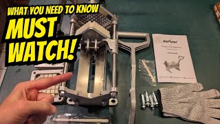 What you need to know about assembling this fry cutter - Sunvivi Commercial French Fry Cutter, Heavy