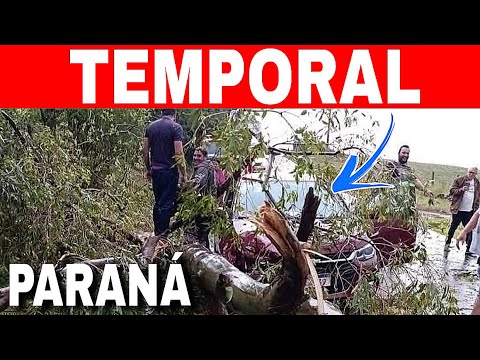 🚨TEMPORAL em ÁREAS RURAIS no PARANÁ - Salto do Lontra e Nova Prata do Iguaçu -hoje 