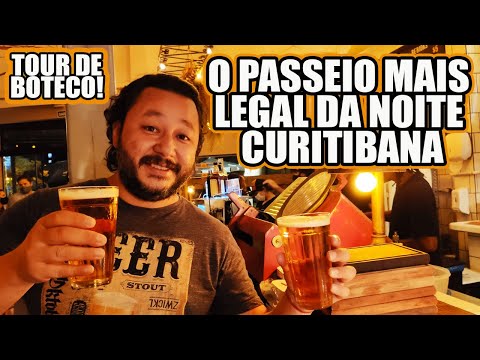 TOUR DE BOTECO - CIRCUITO POR BARES DE CURITIBA: COMIDA, BEBIDA, AMIGOS E MUITA DIVERSÃO #Vlog