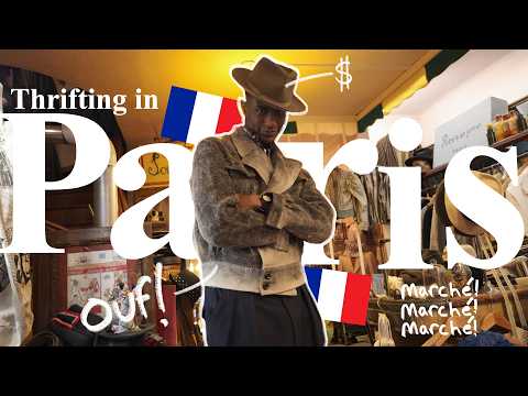 Vintage Shopping In Paris🇫🇷 Incredible Markets!! Le Marais Hidden Gem, Thanx God I'm a VIP + Pickups