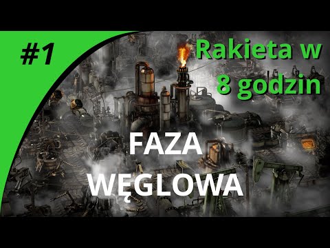 Factorio 1.1 | RAKIETA W 8 GODZIN #1 | Faza węglowa