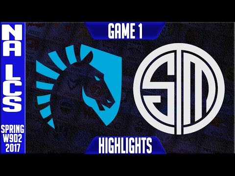 Team Liquid vs TSM Game 1 - NA LCS W9D2 Spring 2017 - TL vs TSM G1