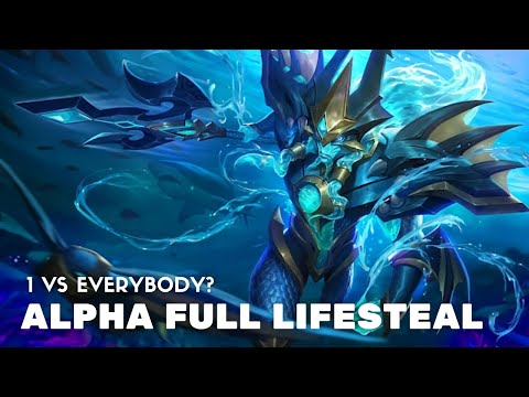 ALPHA BUILD FULL LIFESTEAL DAN COOLDOWN, HERO OVER POWER 2022 DI MOBILE LEGENDS UNTUK BRAWL