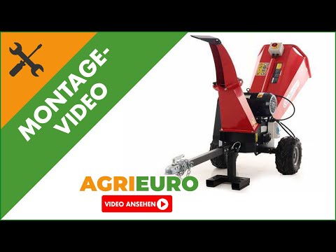 Montagevideo Gartenhäcksler mit elektrischem Motor Geotech Pro PCS 55ET
