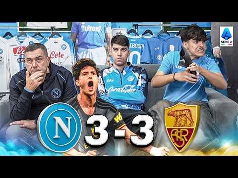 ROVINATA... NAPOLI-ROMA 3-3 | LIVE REACTION NAPOLETANI