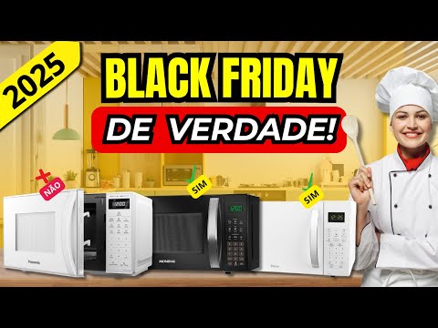 ???? Top 3 Micro-ondas Mais Baratos da Black Friday 2025 (Vale MUITO a Pena!)