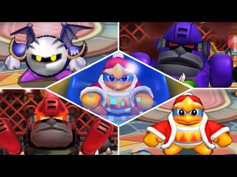 Kirby Battle Royale - All Bosses + Ending